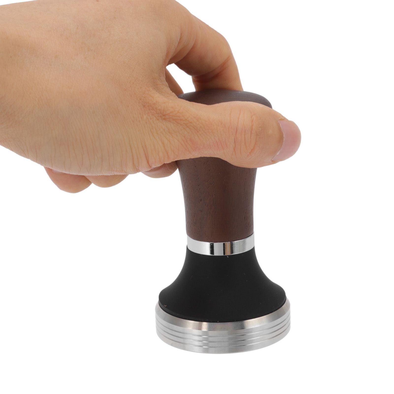 51mm Coffee Tamper Food Grade Stainless Steel Pressure Tamper with Wooden Handle for Coffee Tools V1294-YM0512-3118220285911