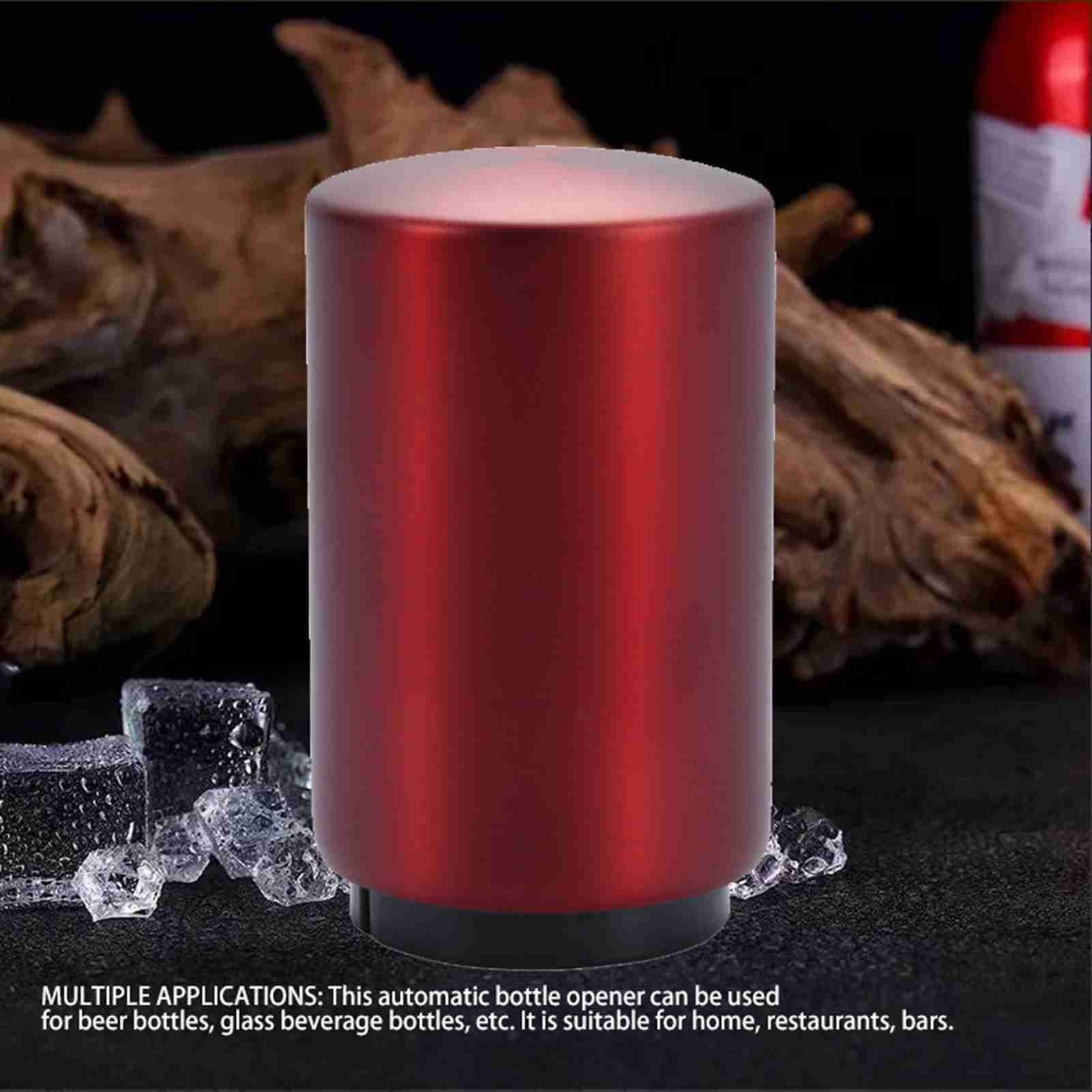 Automatic Bottle Opener Magnetic Stainless Steel Push Down Bottle Lid Opening Tool for Beer Glass Beverage V1294-YM0512-3118220287513