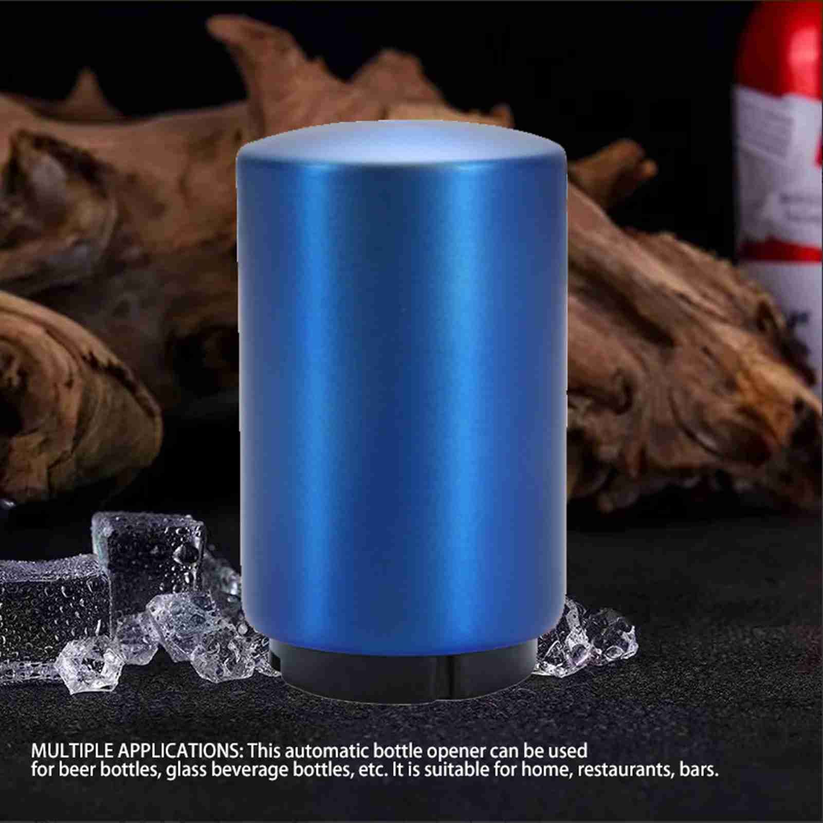 Automatic Bottle Opener Magnetic Stainless Steel Push Down Bottle Lid Opening Tool for Beer Glass Beverage V1294-YM0512-3118220287514