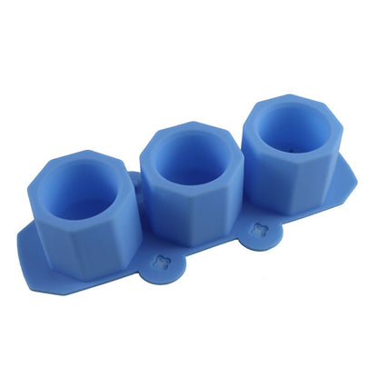 3 Pcs Silicone Planter Mold For Making Concrete Flower Pots DIY Succulent Plants Blue Pink Purple V1294-YM0512-3118220287611
