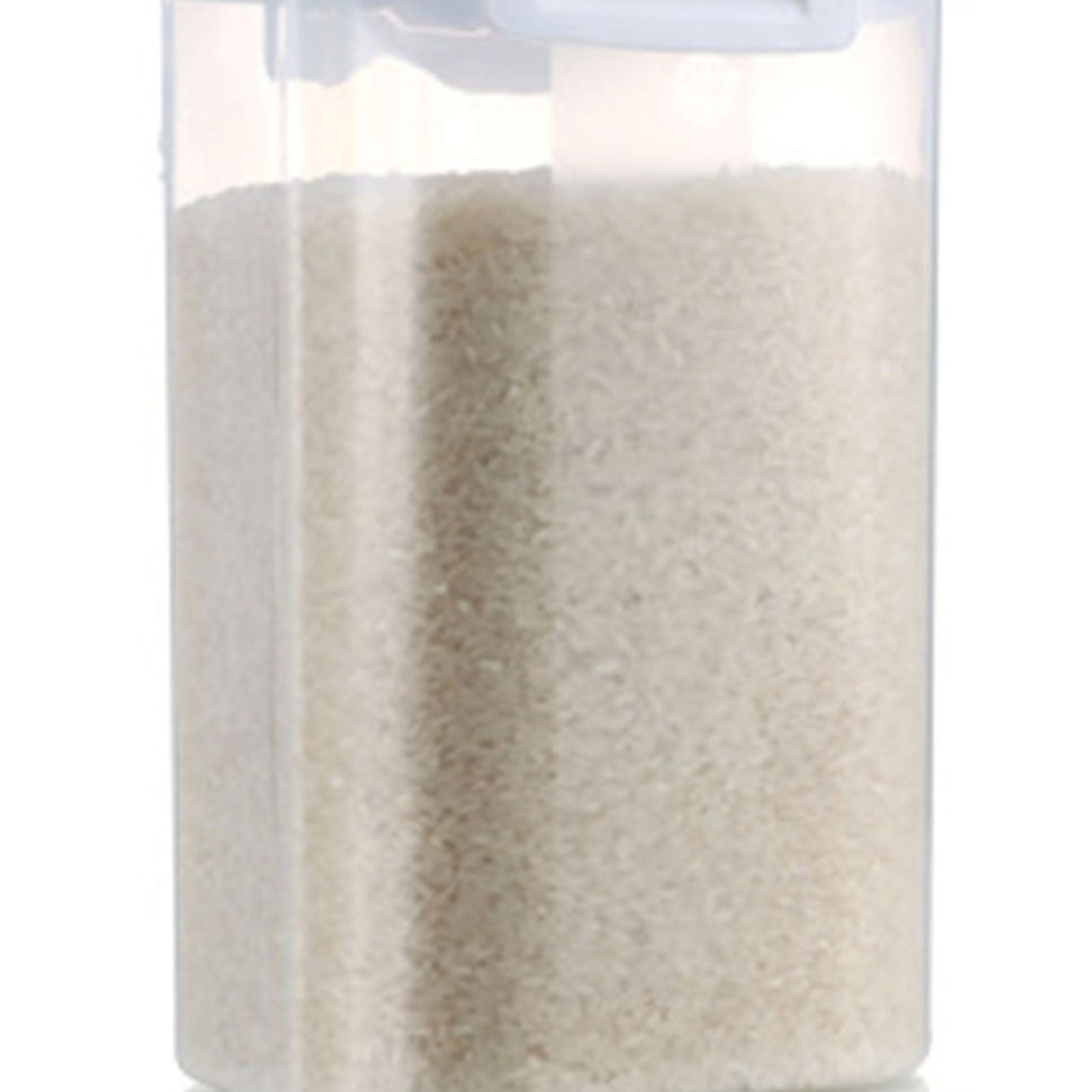 Rice Storage Barrel 2KG Capacity BPA Free Airtight Cereal Container with Measuring Cup Lid for Grain Flour V1294-YM0512-3118220287911