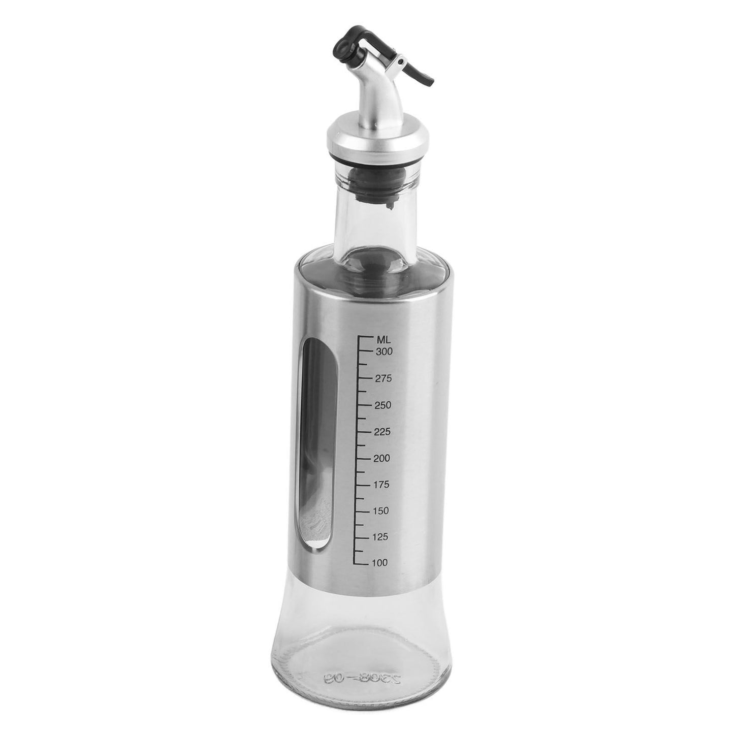 2 Pcs Oil Dispenser Bottle 300ml Thickened Scale Design Visual Seasoning Bottle for Home Kitchen V1294-YM0512-3118220288111