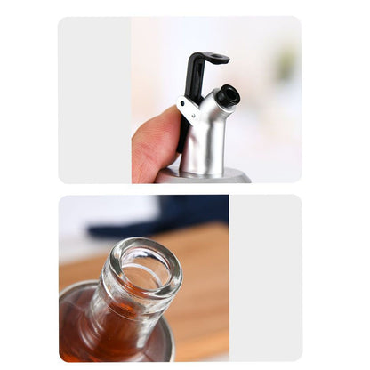 2 Pcs Oil Dispenser Bottle 300ml Thickened Scale Design Visual Seasoning Bottle for Home Kitchen V1294-YM0512-3118220288111
