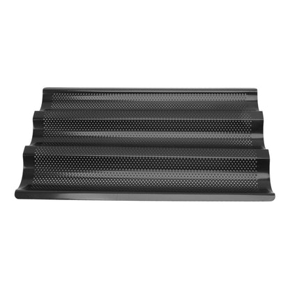 Baguette Pan Stainless Steel U Shape Uniform Heating Perforated Design French Bread Baking Pan for Home V1294-YM0512-3118220288811