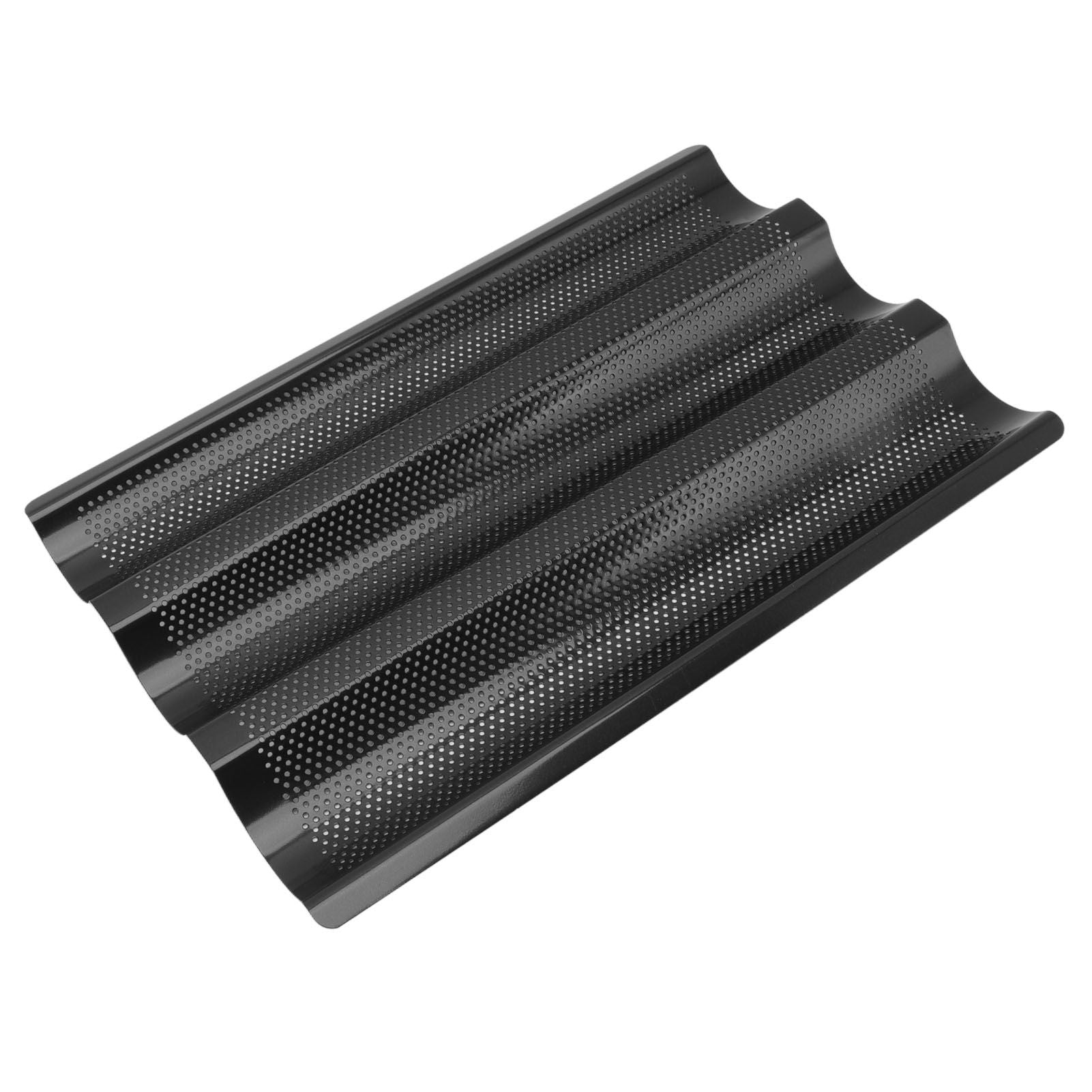 Baguette Pan Stainless Steel U Shape Uniform Heating Perforated Design French Bread Baking Pan for Home V1294-YM0512-3118220288811