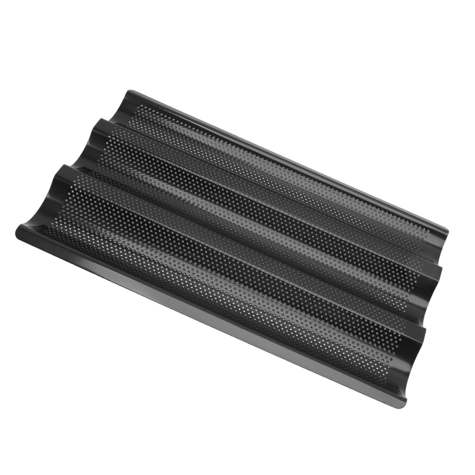 Baguette Pan Stainless Steel U Shape Uniform Heating Perforated Design French Bread Baking Pan for Home V1294-YM0512-3118220288811