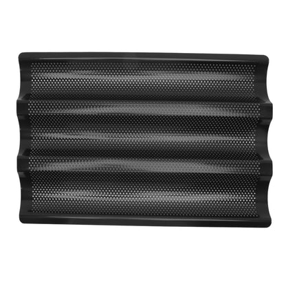 Baguette Pan Stainless Steel U Shape Uniform Heating Perforated Design French Bread Baking Pan for Home V1294-YM0512-3118220288811