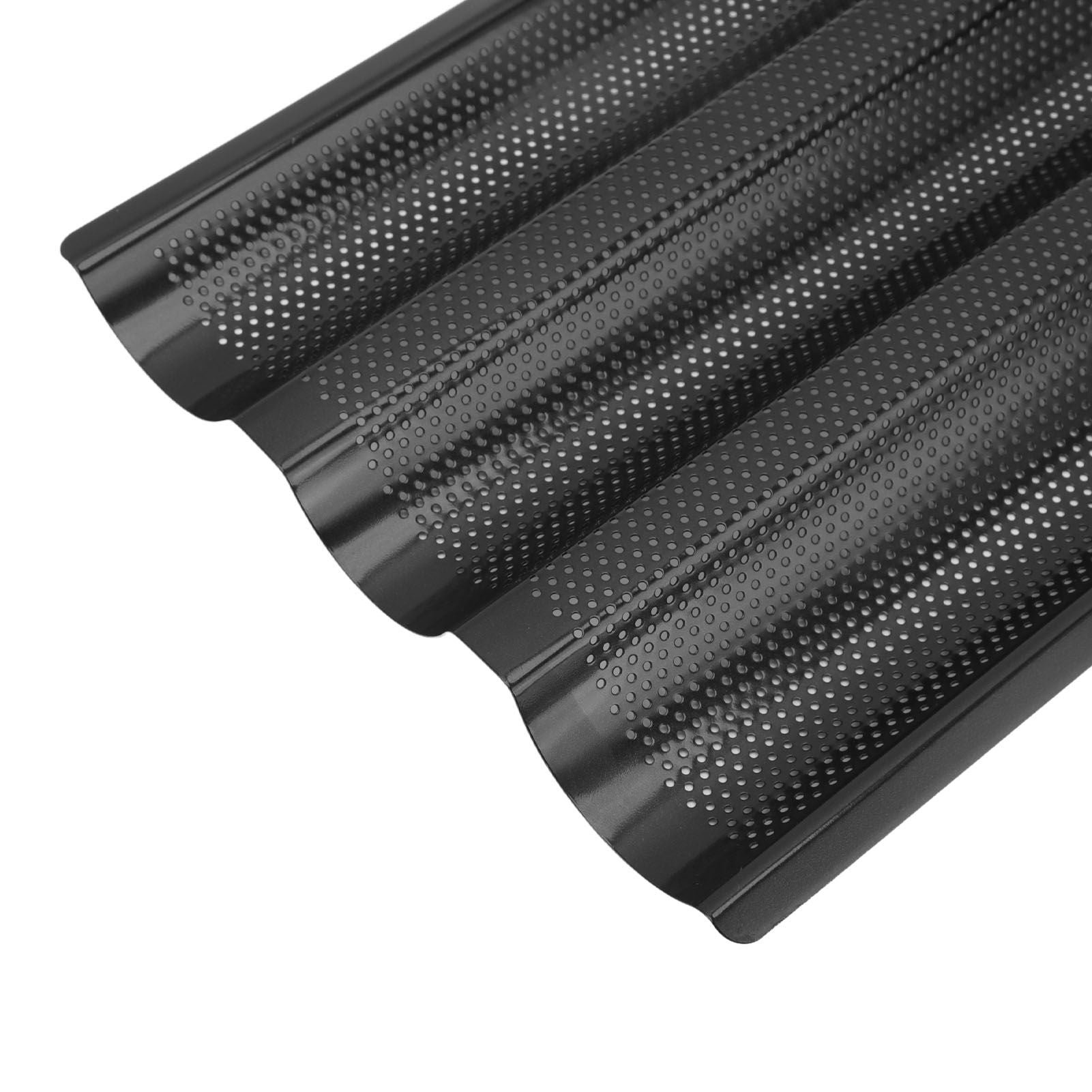 Baguette Pan Stainless Steel U Shape Uniform Heating Perforated Design French Bread Baking Pan for Home V1294-YM0512-3118220288811