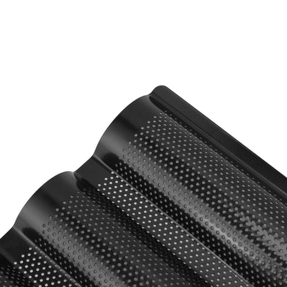 Baguette Pan Stainless Steel U Shape Uniform Heating Perforated Design French Bread Baking Pan for Home V1294-YM0512-3118220288811