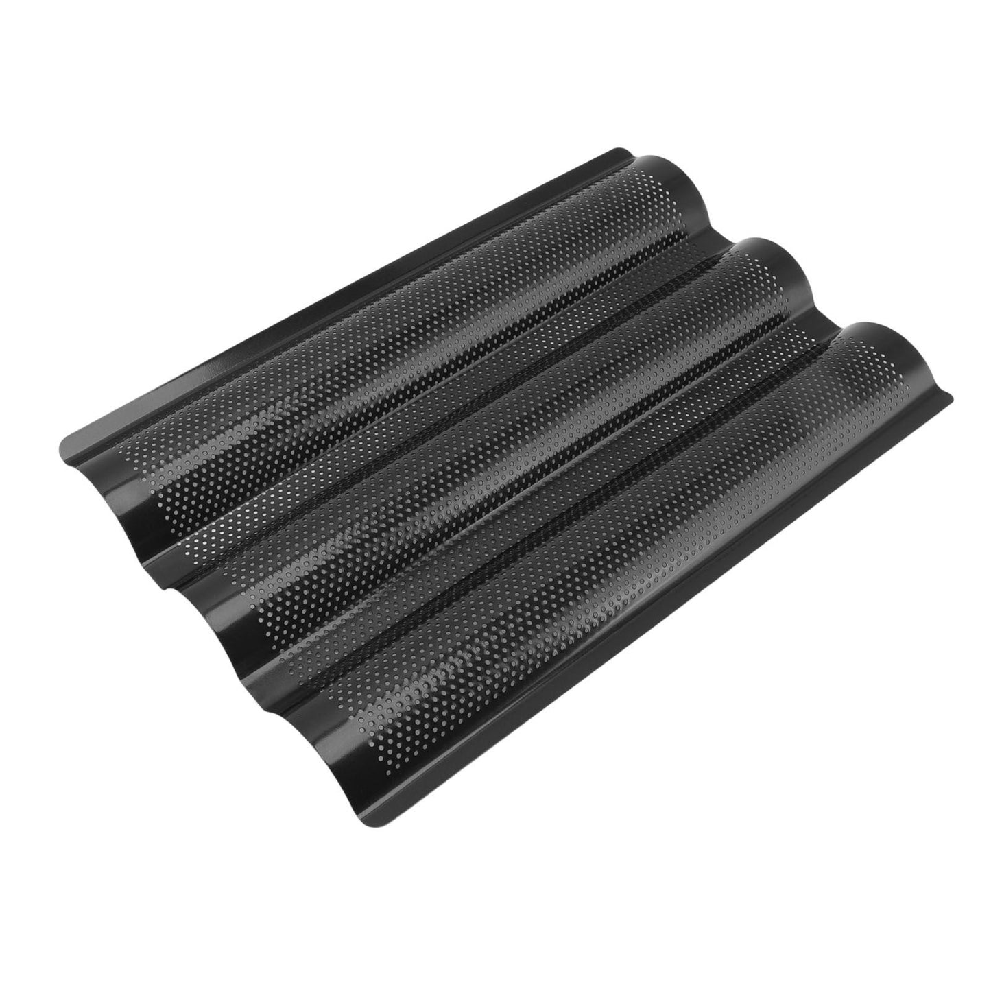 Baguette Pan Stainless Steel U Shape Uniform Heating Perforated Design French Bread Baking Pan for Home V1294-YM0512-3118220288811