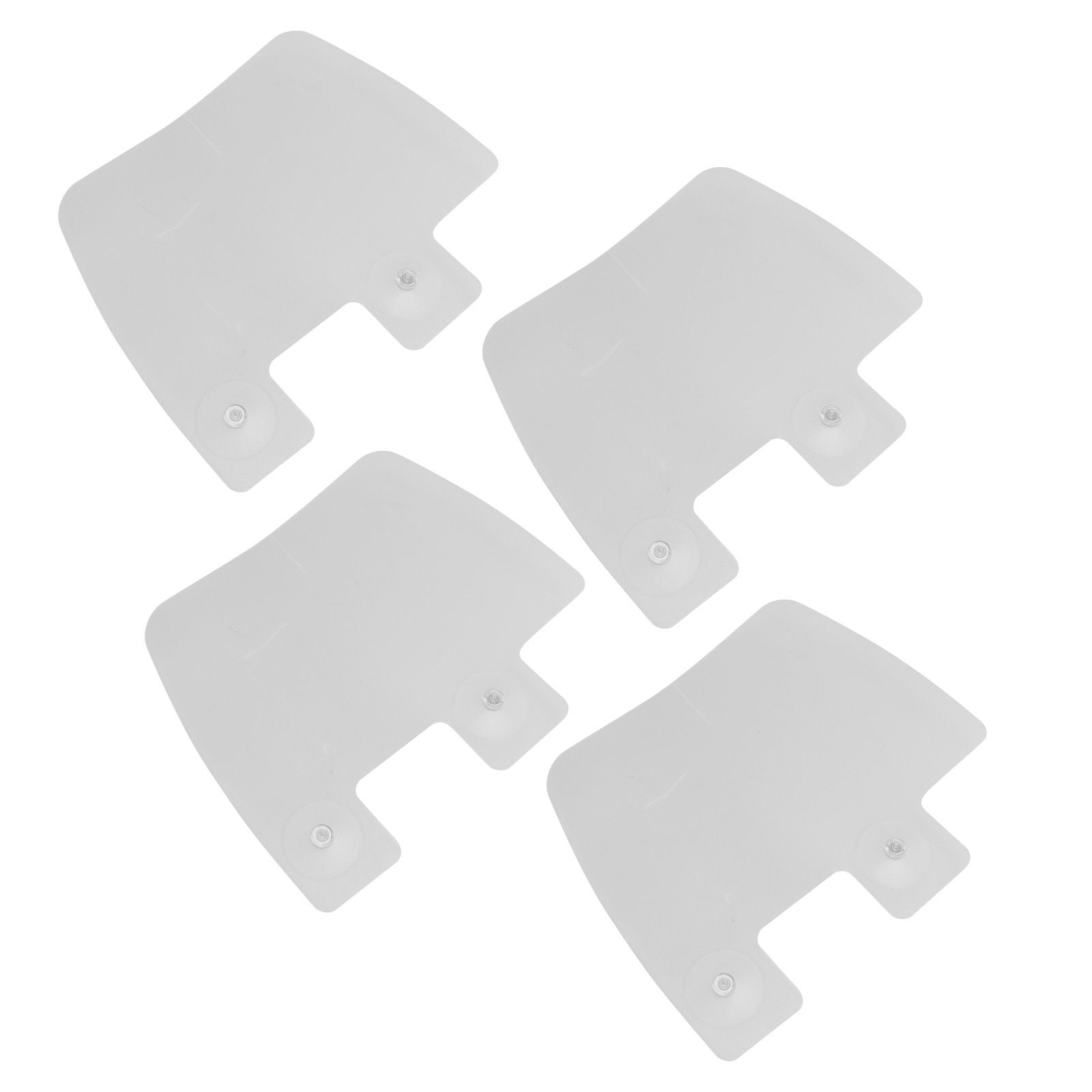 4Pcs Sink Splashing Guard Faucet Tap Mat ABS Water Catcher Draining Pad for Kitchen V1294-YM0512-3118220289011