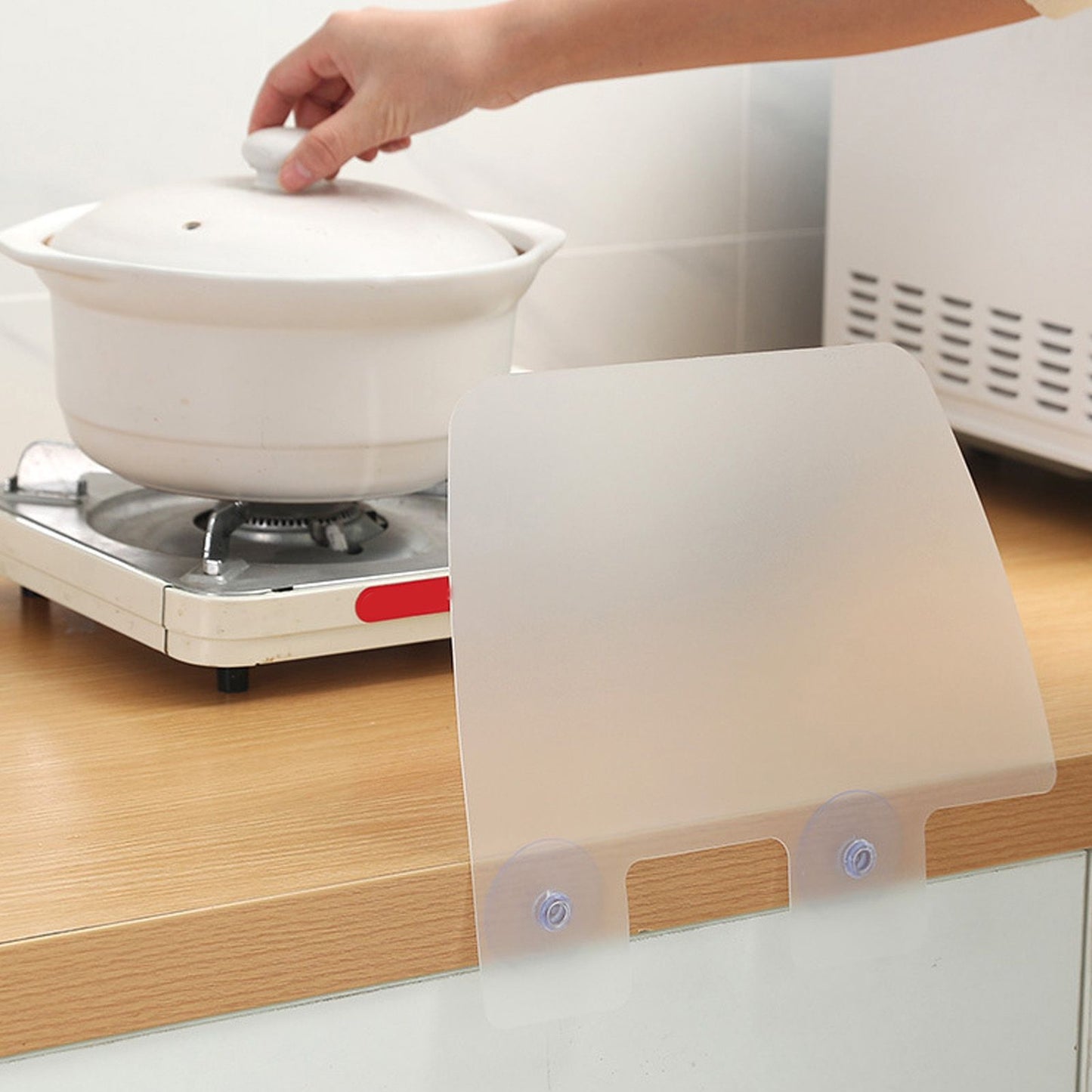4Pcs Sink Splashing Guard Faucet Tap Mat ABS Water Catcher Draining Pad for Kitchen V1294-YM0512-3118220289011