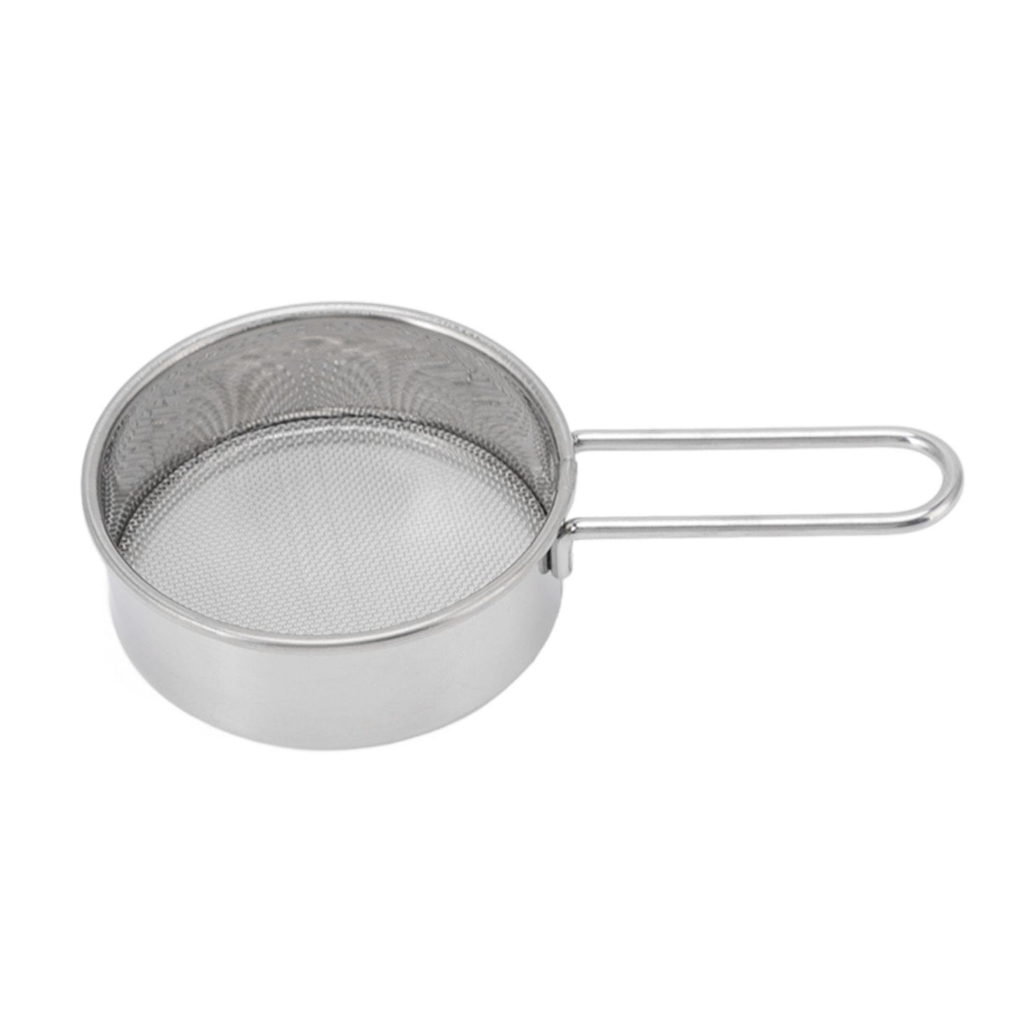 Flour Sieve Strainer 304 Stainless Steel Lightweight Easy Cleaning Ergonomic Handle Mesh Round Sifter for V1294-YM0512-3118220289111