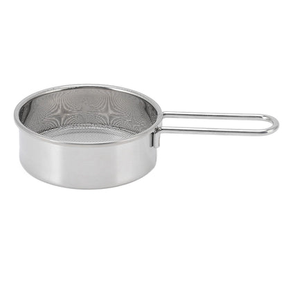 Flour Sieve Strainer 304 Stainless Steel Lightweight Easy Cleaning Ergonomic Handle Mesh Round Sifter for V1294-YM0512-3118220289111