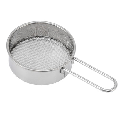 Flour Sieve Strainer 304 Stainless Steel Lightweight Easy Cleaning Ergonomic Handle Mesh Round Sifter for V1294-YM0512-3118220289111