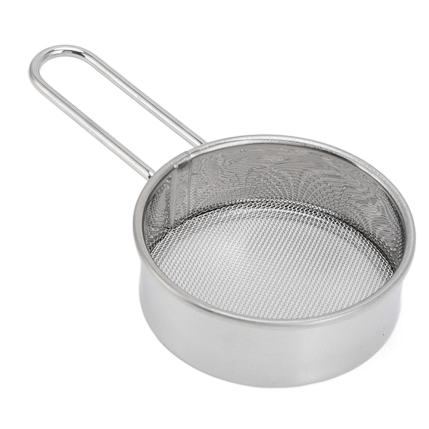 Flour Sieve Strainer 304 Stainless Steel Lightweight Easy Cleaning Ergonomic Handle Mesh Round Sifter for V1294-YM0512-3118220289111