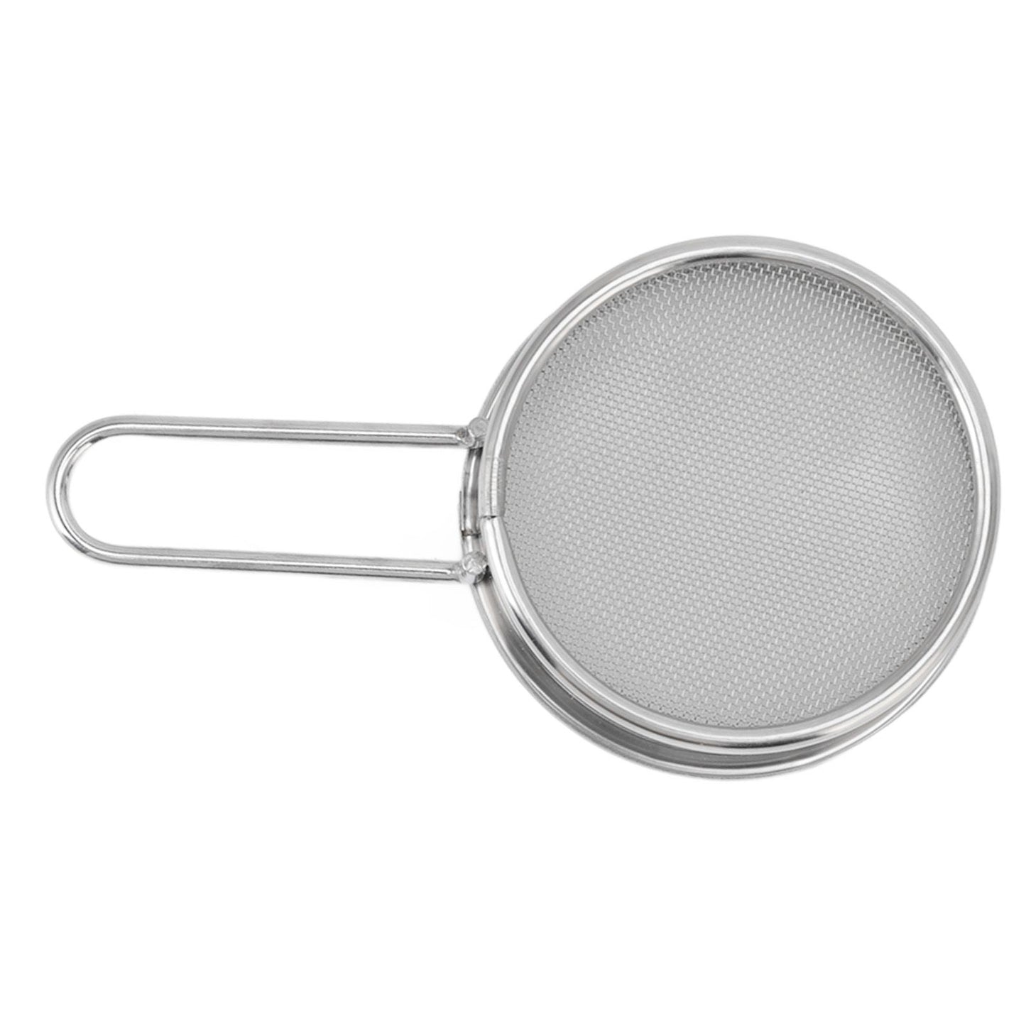 Flour Sieve Strainer 304 Stainless Steel Lightweight Easy Cleaning Ergonomic Handle Mesh Round Sifter for V1294-YM0512-3118220289111