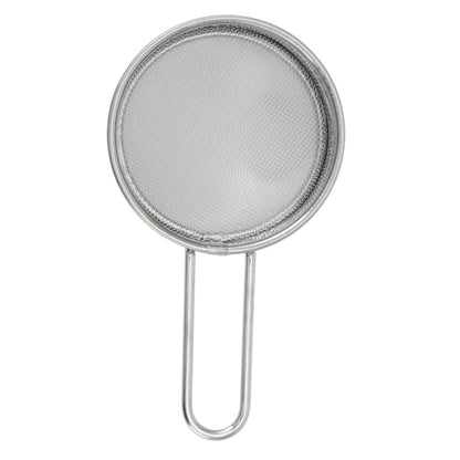 Flour Sieve Strainer 304 Stainless Steel Lightweight Easy Cleaning Ergonomic Handle Mesh Round Sifter for V1294-YM0512-3118220289111