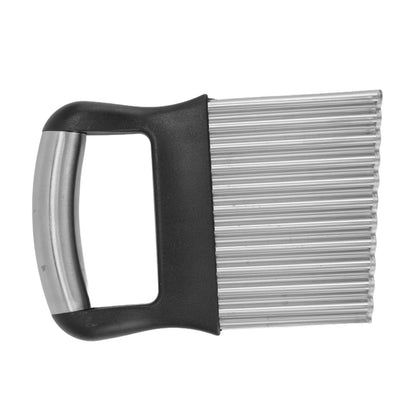 Crinkle Cutter Rustproof Stainless Steel Wavy Potato Crinkle Cutter with Comfortable Grip for Kitchen V1294-YM0512-3118220289311