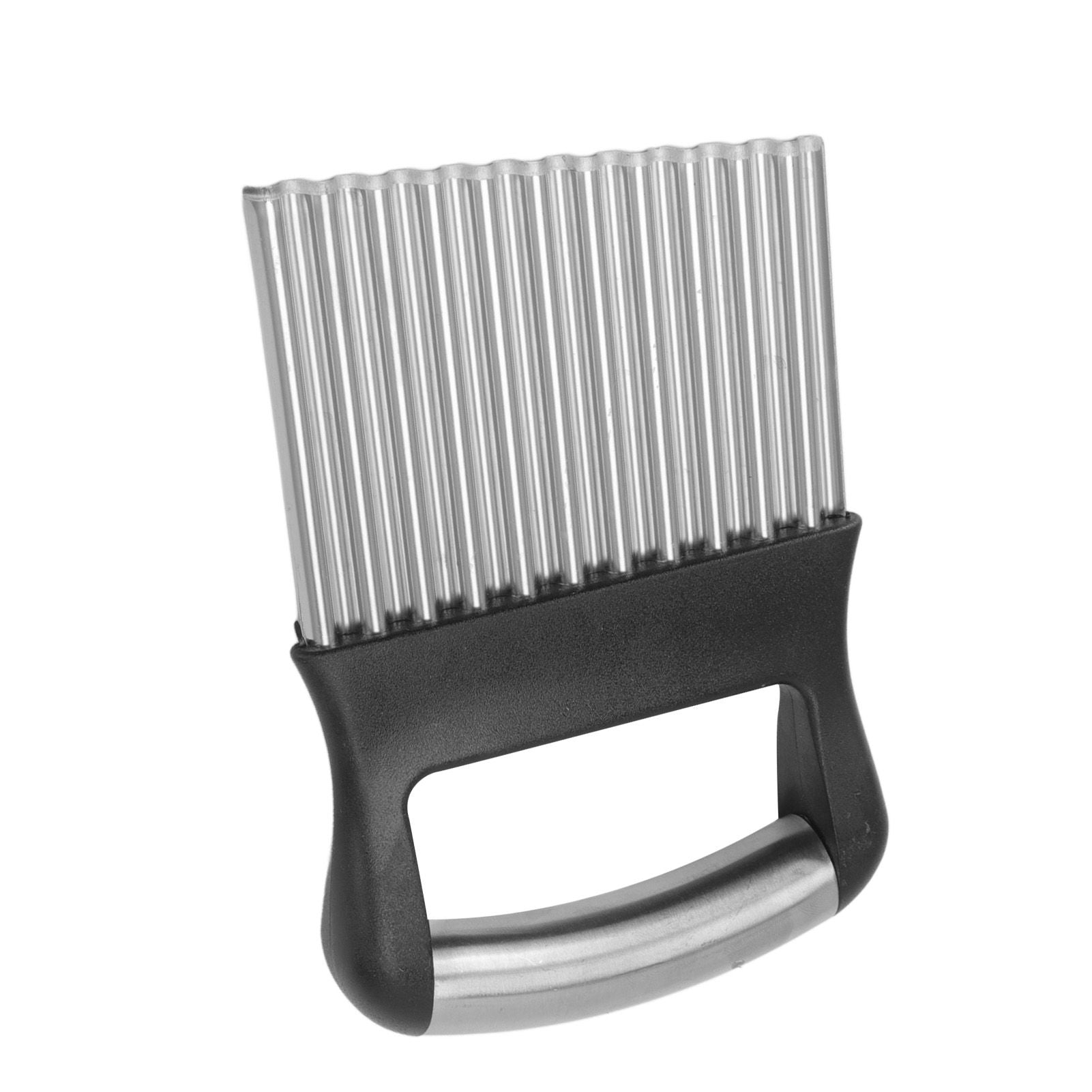 Crinkle Cutter Rustproof Stainless Steel Wavy Potato Crinkle Cutter with Comfortable Grip for Kitchen V1294-YM0512-3118220289311