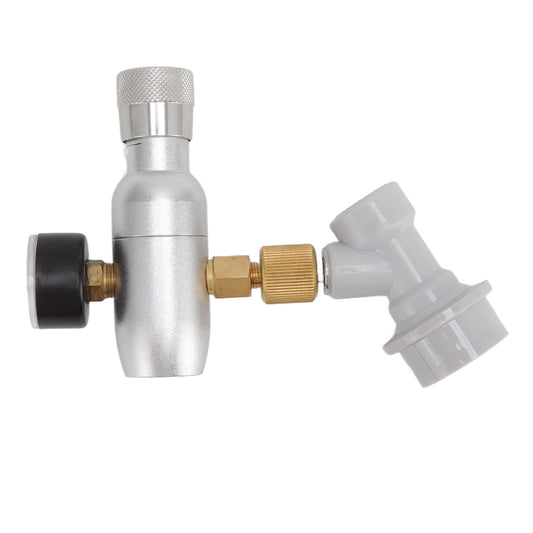 Beer Keg Charger CO2 Dispenser High Accuracy CO2 Gas Ball Lock Keg Regulator for Soda Beverage V1294-YM0512-3118220289411