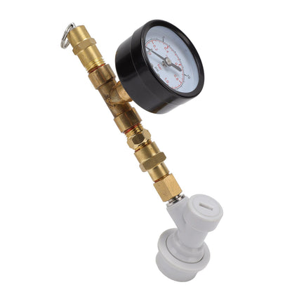 Beer Brew Adjustable Pressure Relief Valve Cola Keg Pressure Gauge Beer Keg Regulator 0-15PSI V1294-YM0512-3118220289611