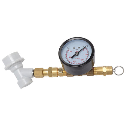 Beer Brew Adjustable Pressure Relief Valve Cola Keg Pressure Gauge Beer Keg Regulator 0-15PSI V1294-YM0512-3118220289611