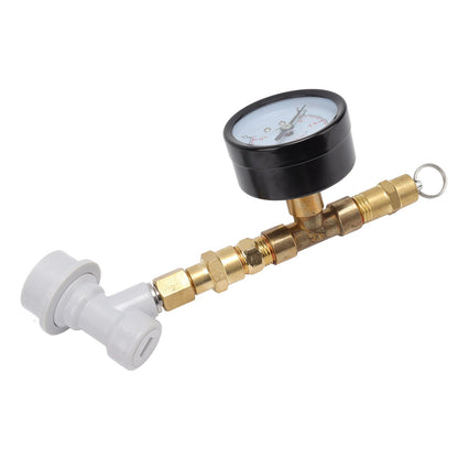 Beer Brew Adjustable Pressure Relief Valve Cola Keg Pressure Gauge Beer Keg Regulator 0-15PSI V1294-YM0512-3118220289611