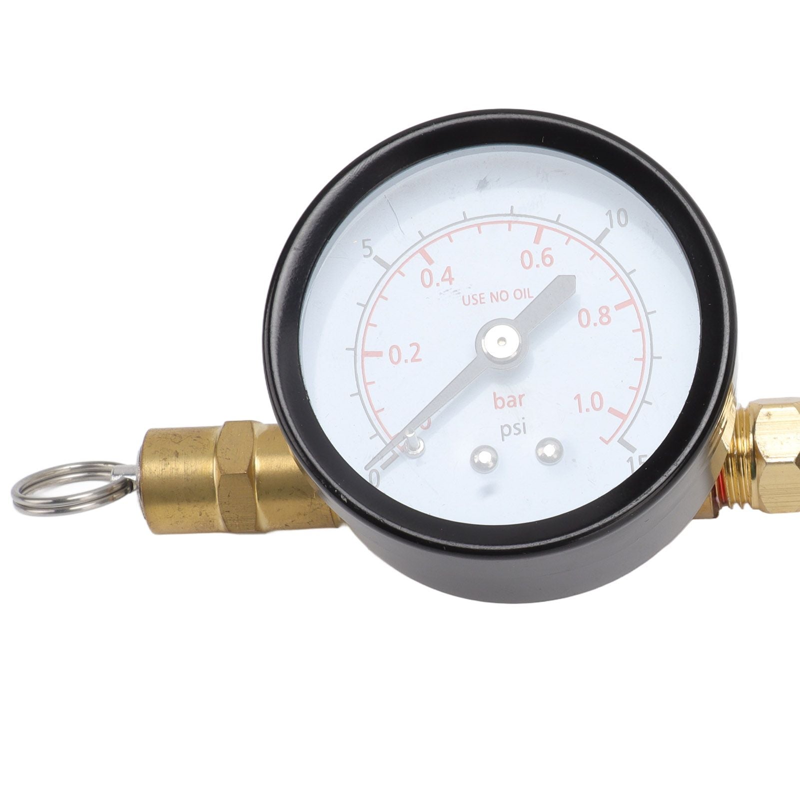 Beer Brew Adjustable Pressure Relief Valve Cola Keg Pressure Gauge Beer Keg Regulator 0-15PSI V1294-YM0512-3118220289611
