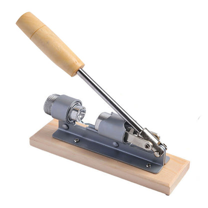 Pecan Nut Cracker Mechanical Regulable Design Wood Stainless Steel Walnut Plier Opener Tool V1294-YM0512-3118220290511