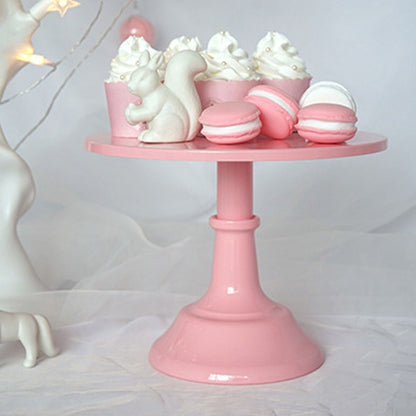 Cake Stand Minimalist Stable Decorative Multi Functional Cake Tray Holder for Cupcake Dessert Fruit Pink M V1294-YM0512-3118220291912