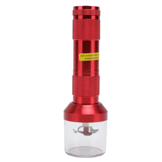 Electric Tobacco Herb Grinder Professional Aluminium Alloy Herb Tabacco Crusher for Herbal Medicine Seasoning V1294-YM0512-3118220293611