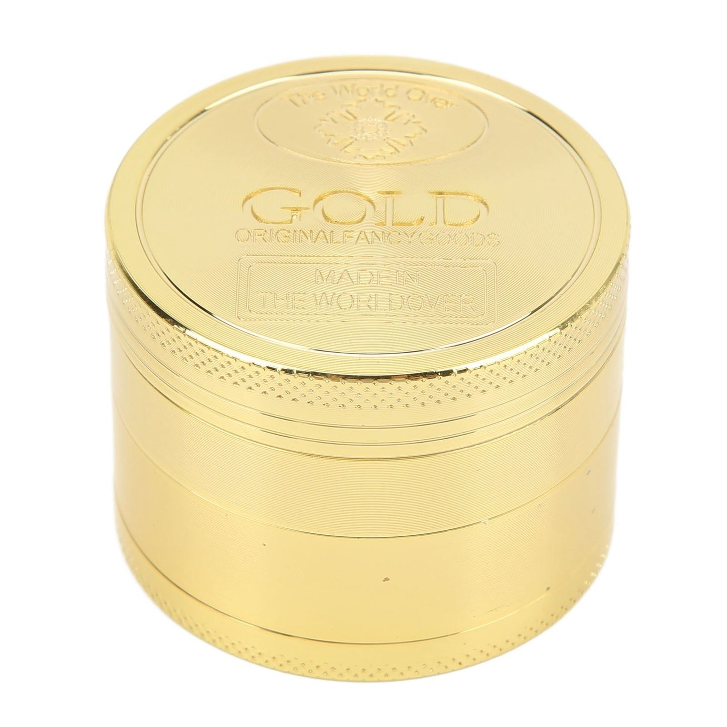 40mm Spice Grinder 4 Layers Aluminium Alloy Gold Coin Design Spice Crusher for Home Kitchen V1294-YM0512-3118220295111