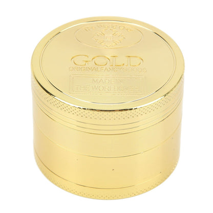 40mm Spice Grinder 4 Layers Aluminium Alloy Gold Coin Design Spice Crusher for Home Kitchen V1294-YM0512-3118220295111
