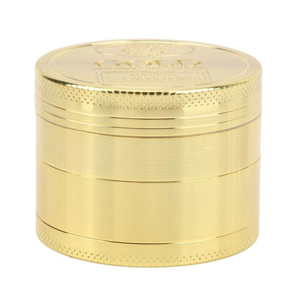 40mm Spice Grinder 4 Layers Aluminium Alloy Gold Coin Design Spice Crusher for Home Kitchen V1294-YM0512-3118220295111
