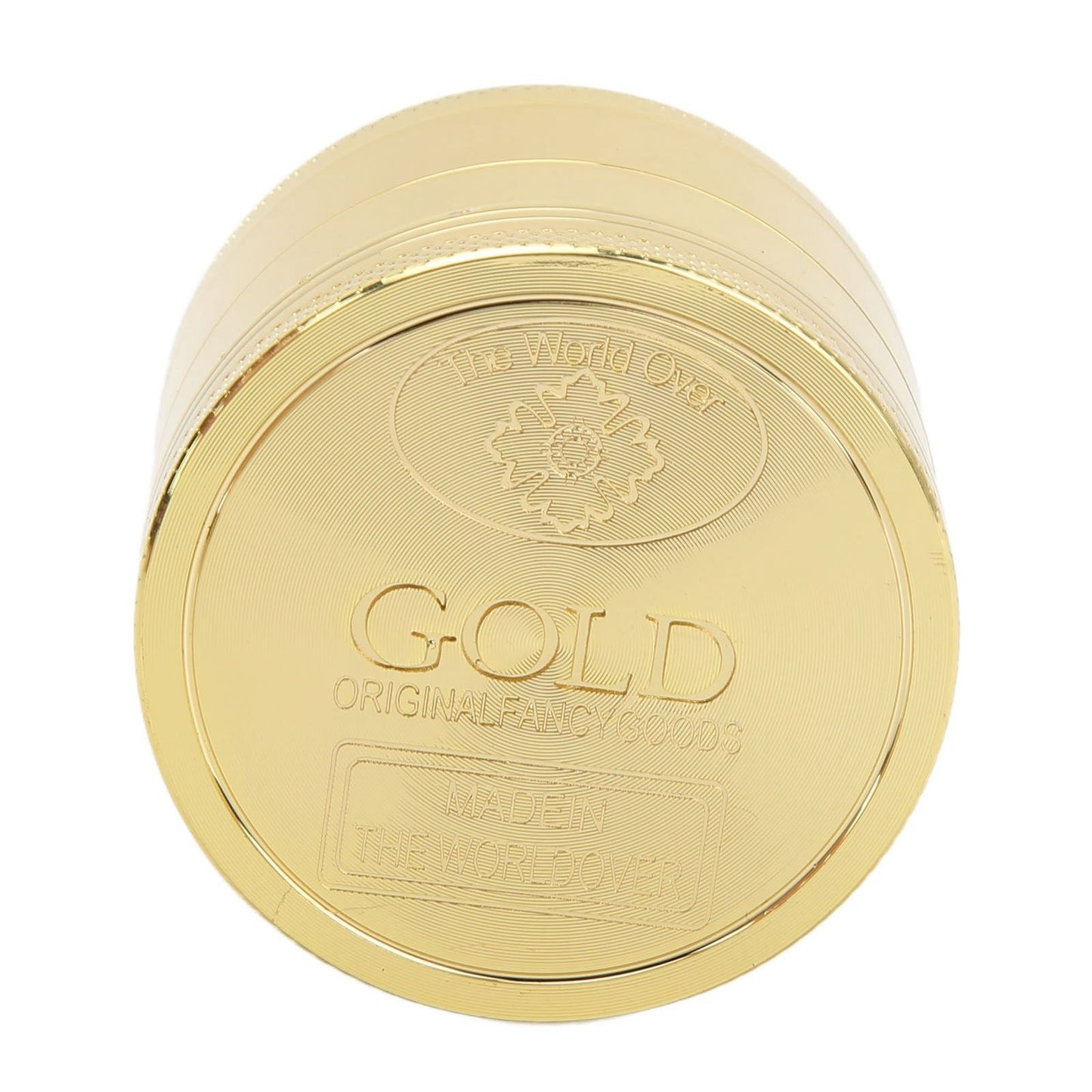 40mm Spice Grinder 4 Layers Aluminium Alloy Gold Coin Design Spice Crusher for Home Kitchen V1294-YM0512-3118220295111