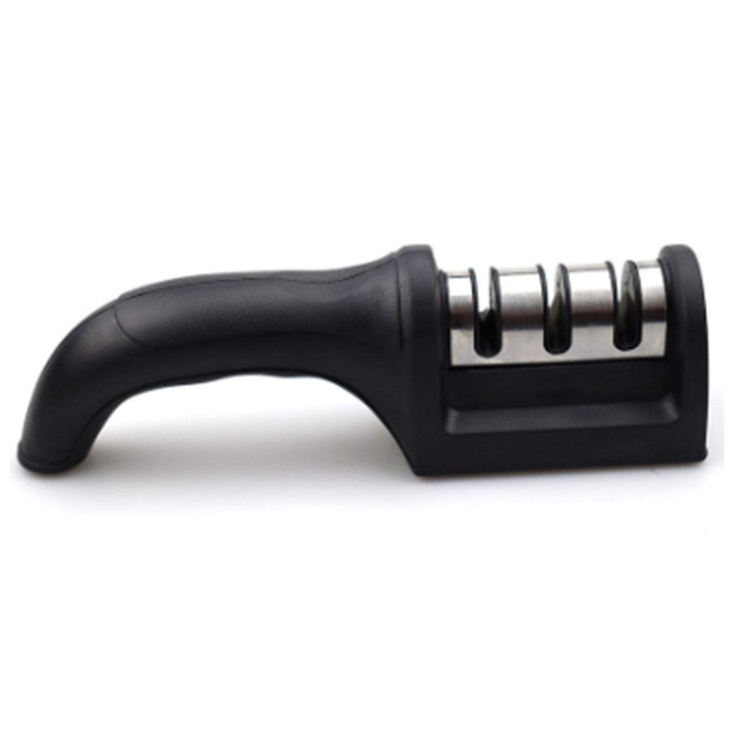 Knife Sharpener 3 Slot Kitchen Knives Sharpen Blade Sharpening Tool for Home Kitchen Black V1294-YM0512-3118220296012