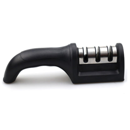 Knife Sharpener 3 Slot Kitchen Knives Sharpen Blade Sharpening Tool for Home Kitchen Black V1294-YM0512-3118220296012