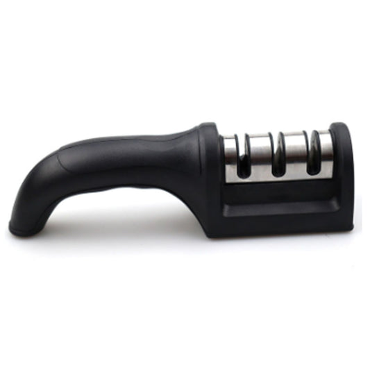 Knife Sharpener 3 Slot Kitchen Knives Sharpen Blade Sharpening Tool for Home Kitchen Black V1294-YM0512-3118220296012