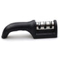 Knife Sharpener 3 Slot Kitchen Knives Sharpen Blade Sharpening Tool for Home Kitchen Black V1294-YM0512-3118220296012