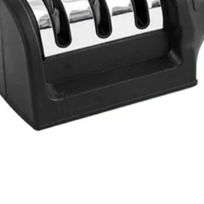 Knife Sharpener 3 Slot Kitchen Knives Sharpen Blade Sharpening Tool for Home Kitchen Black V1294-YM0512-3118220296012