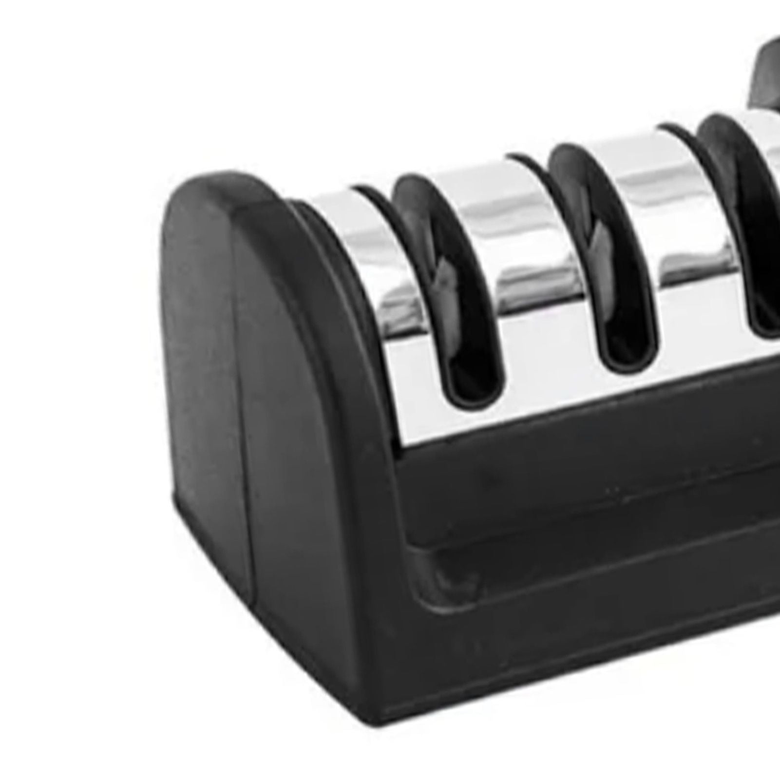 Knife Sharpener 3 Slot Kitchen Knives Sharpen Blade Sharpening Tool for Home Kitchen Black V1294-YM0512-3118220296012