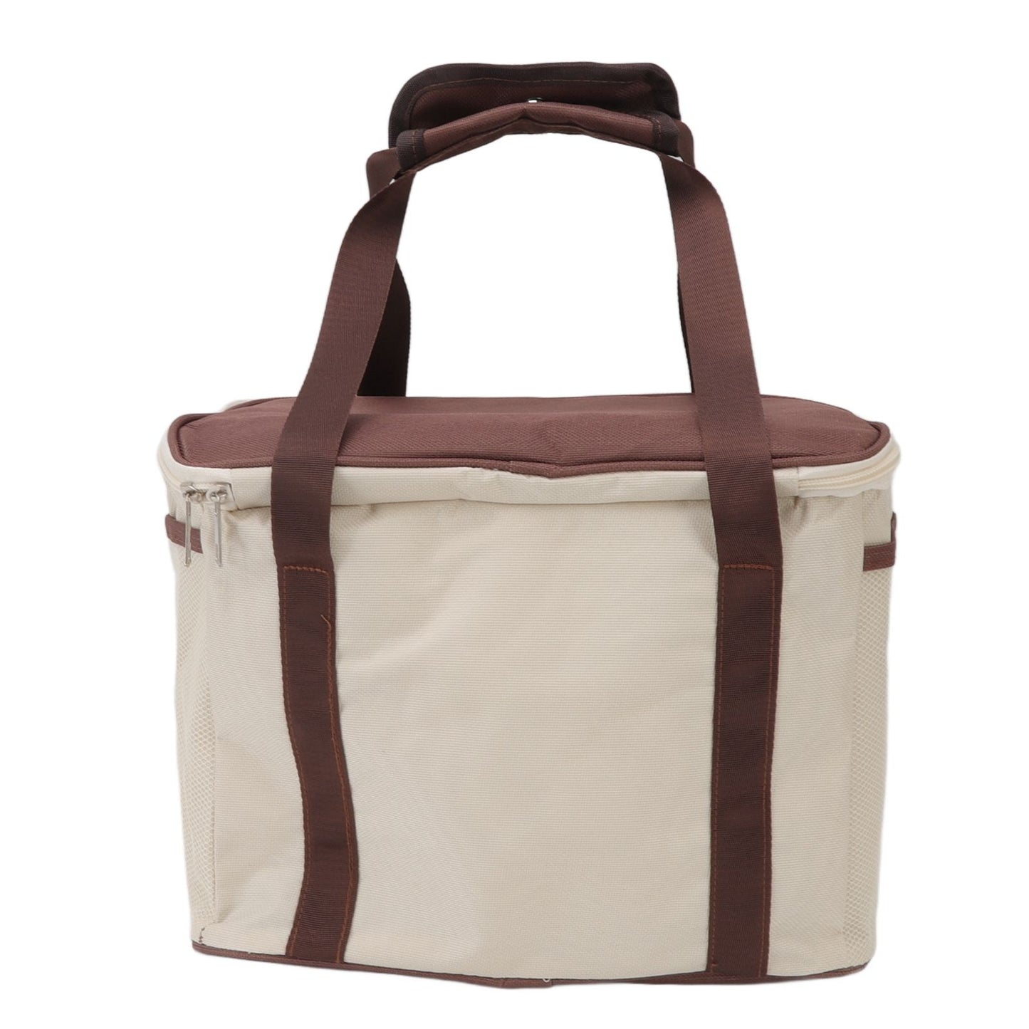 Insulated Lunch Bag Leak Proof Portable Reusable Lunch Box for Students Men Women and Office Workers L Coffee V1294-YM0512-3118220296412