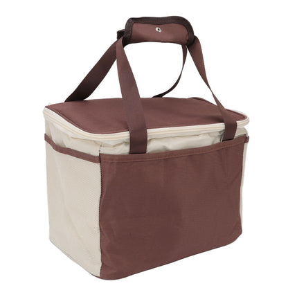Insulated Lunch Bag Leak Proof Portable Reusable Lunch Box for Students Men Women and Office Workers L Coffee V1294-YM0512-3118220296412