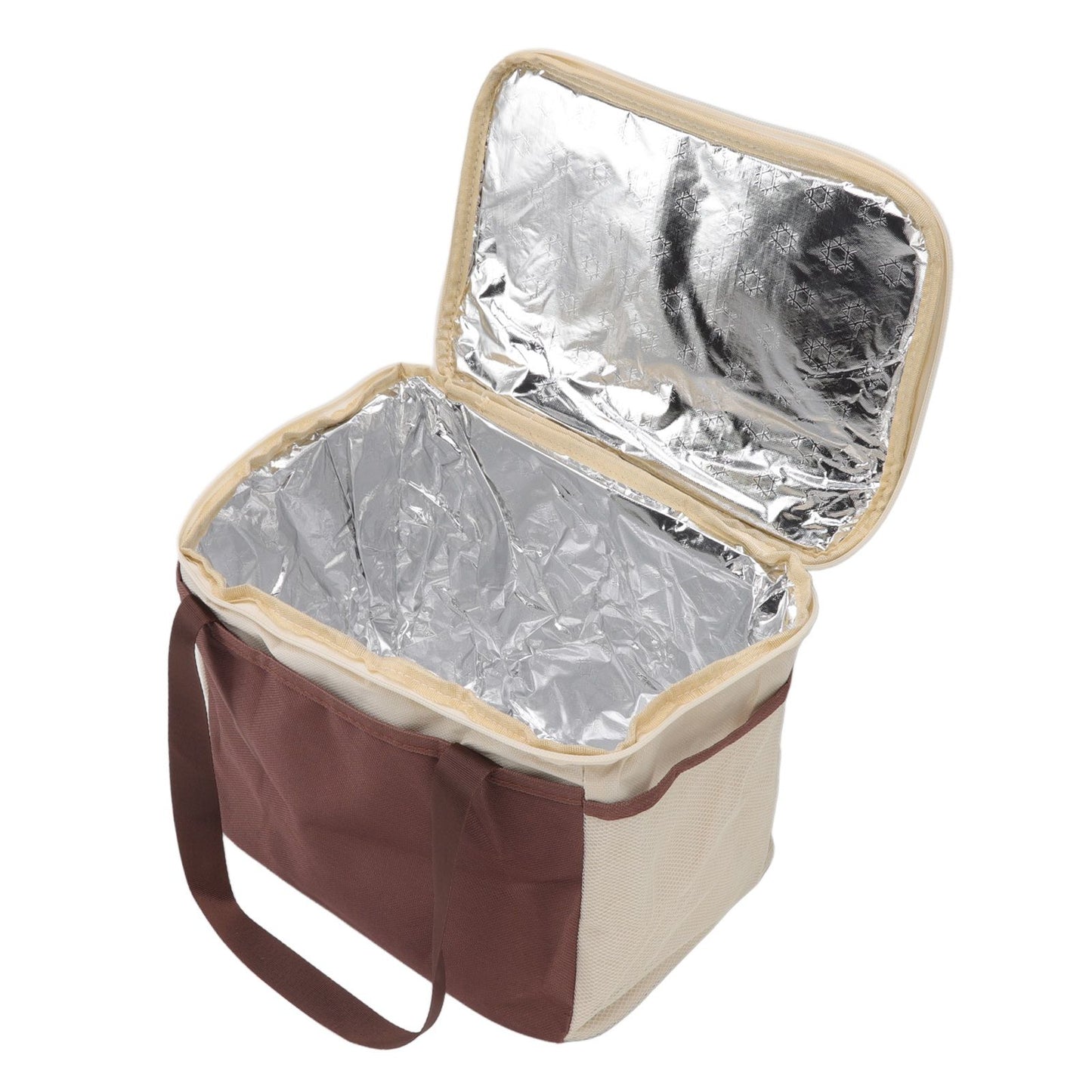 Insulated Lunch Bag Leak Proof Portable Reusable Lunch Box for Students Men Women and Office Workers L Coffee V1294-YM0512-3118220296412