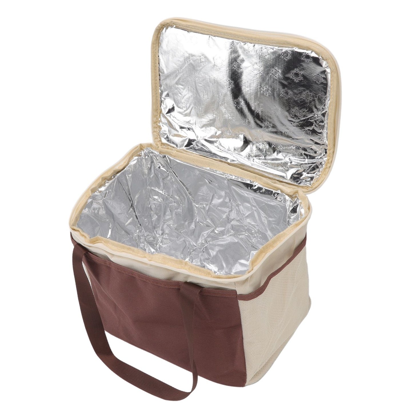 Insulated Lunch Bag Leak Proof Portable Reusable Lunch Box for Students Men Women and Office Workers L Coffee V1294-YM0512-3118220296412