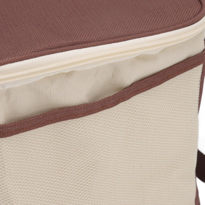 Insulated Lunch Bag Leak Proof Portable Reusable Lunch Box for Students Men Women and Office Workers L Coffee V1294-YM0512-3118220296412