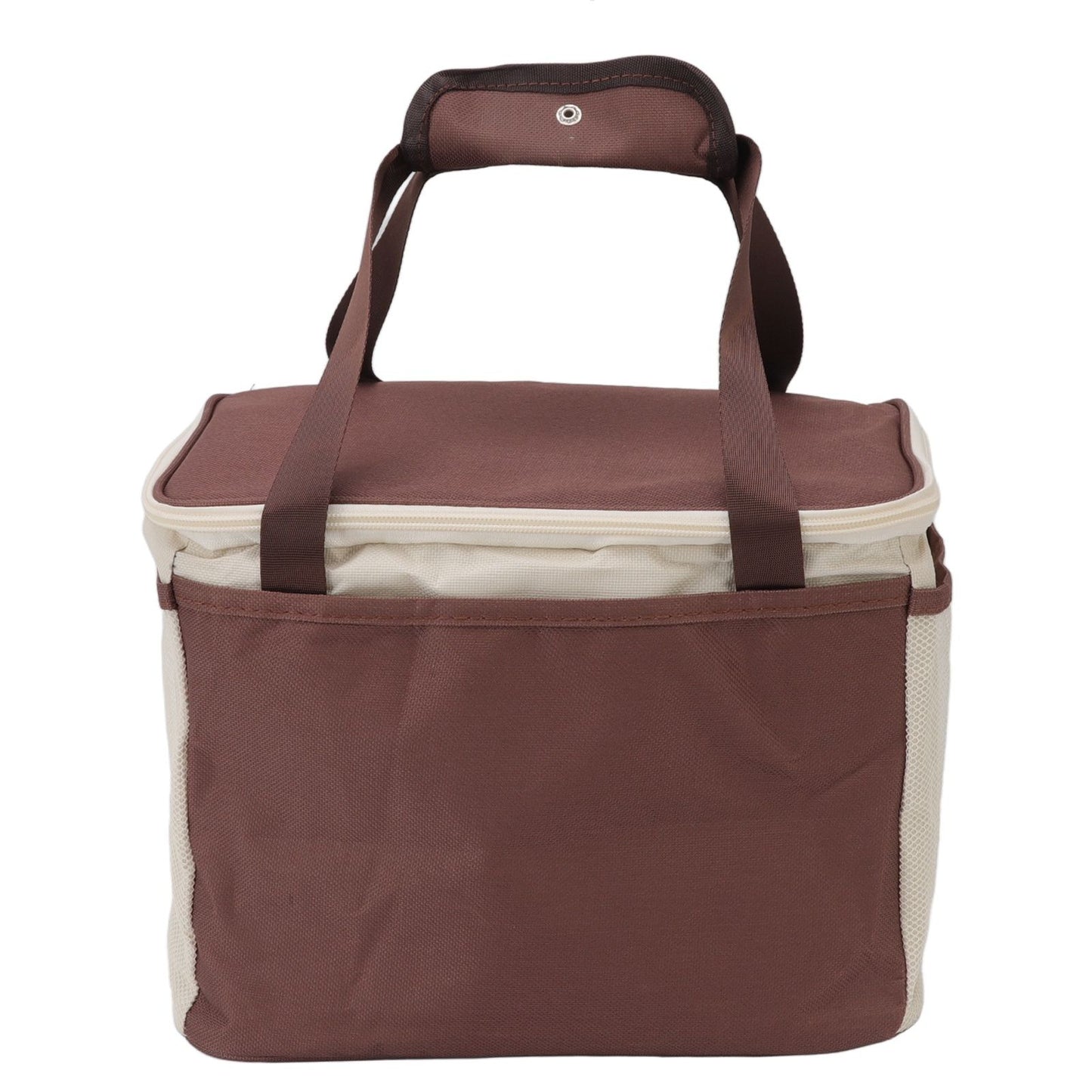 Insulated Lunch Bag Leak Proof Portable Reusable Lunch Box for Students Men Women and Office Workers L Coffee V1294-YM0512-3118220296412