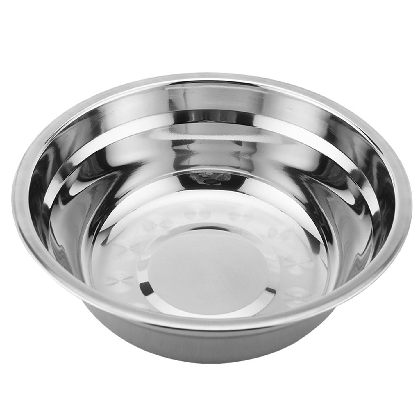 26cm Stainless Steel Basin Mixing Bowl Thicken Heavy Duty Deeper Edge Mirror Finish Salad Bowl V1294-YM0512-3118220296511