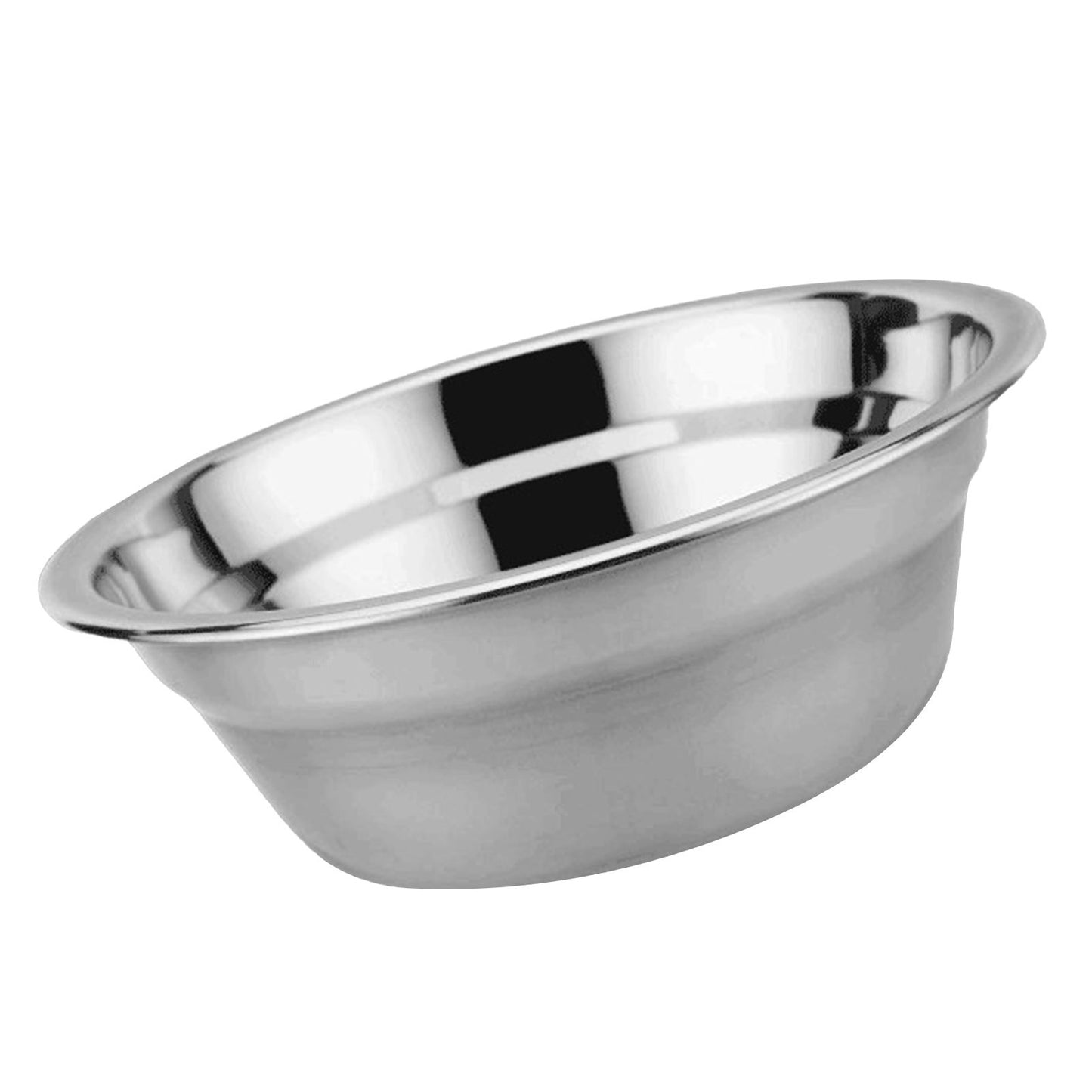 26cm Stainless Steel Basin Mixing Bowl Thicken Heavy Duty Deeper Edge Mirror Finish Salad Bowl V1294-YM0512-3118220296511